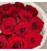 Монобукет из 15 красных роз 3