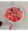Монобукет из 13 пионовидных роз 1