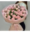Монобукет из 11 пионовидных кустовых роз