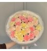Монобукет разноцветных диантусов 2