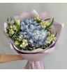 Букет-комплемент с сиреневой гортензией 2