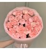 Розовый букет Роз и Диантусов 1