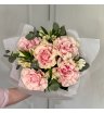 Букет с Французскими розами и Альстромерией 1