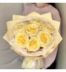 Монобукет из 7 Пионовидных Роз Candlelight