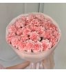 Монобукет из 25 розовых диантусов 1