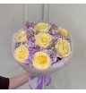Букет с Пионовидной Розой и Маттиолой 2