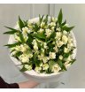 Монобукет из 15 белых Альстромерий 1