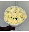 Монобукет из 15 белых роз Mondial 1