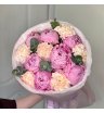 Букет с Пионами и Диантусами 1