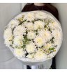 Букет с Хризантемой и Ромашкой