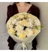 Букет &laquo;Луч солнца&raquo; с хризантемами, гвоздиками и ромашками