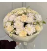 Букет &laquo;Луч солнца&raquo; с хризантемами, гвоздиками и ромашками