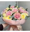 Дуобукет из Пионовидных и Французских Роз 1