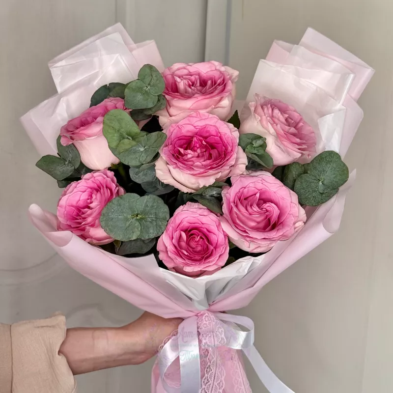 Букет из 7 Розовых Роз 1