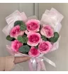 Букет из 7 Розовых Роз