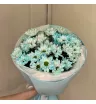 Монобукет из 5 Голубых Хризантем