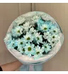 Монобукет из 5 Голубых Хризантем