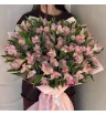 Монобукет из 19 Розовых Альстромерий