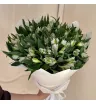 Монобукет из 19 Белых Альстромерий