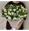 Монобукет из 9 Белых Альстромерий