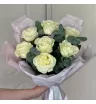 Монобукет из 7 Белых Роз